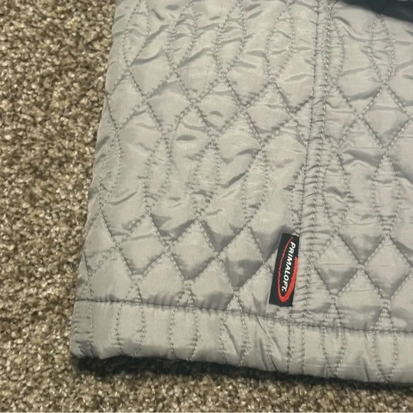 Lands' End Light Gray Quilted Jacket - Picture 11 of 12